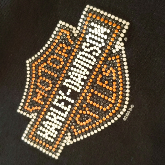 🏍️NWOT 2008 Women's Twin Cities Black Harley-Davidson Short Sleeve Shirt - Picture 8 of 8